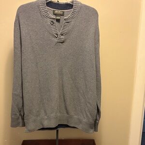 Eddie Bauer long sleeve v-neck sweater.